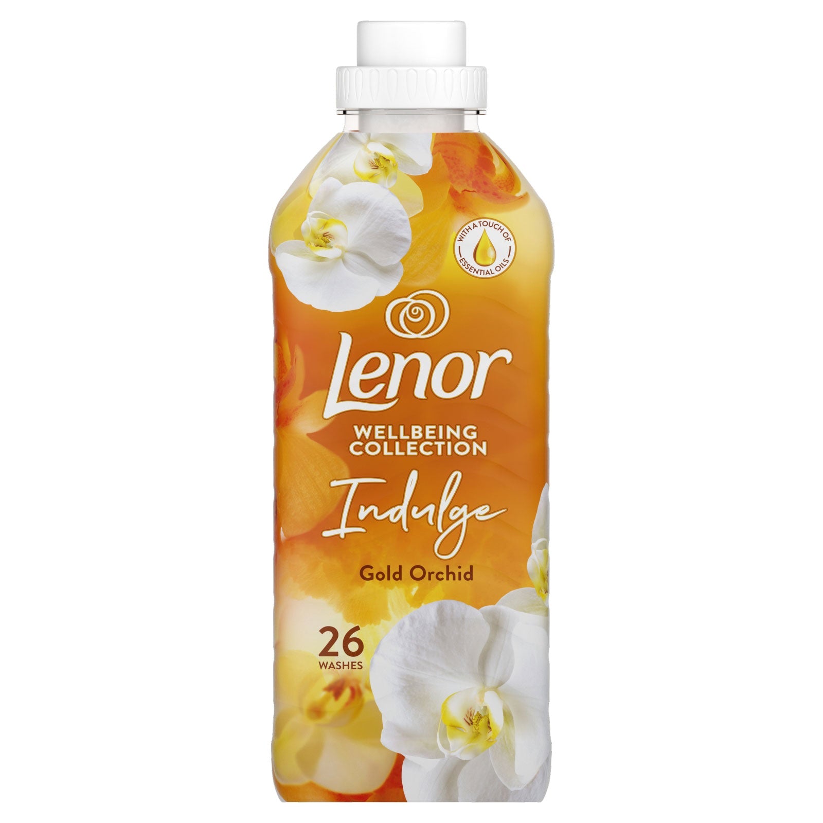 Best Lenor Wellbeing Collection Indulge Gold Orchid 26 washes | High Quality Cleaning Product Online - Product Image Best Lenor Wellbeing Collection Indulge Gold Orchid 26 washes | High Quality Cleaning Product Online - Product Image